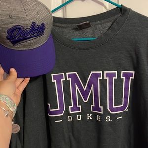 JMU James Madison University Sweatshirt & Hat bundle